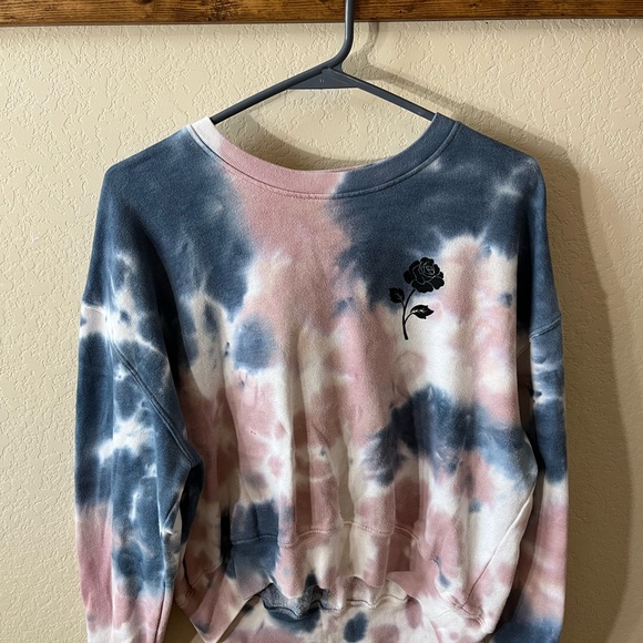 3 Pack Blue, Pink and Yellow Tie Dye Girl Sweaters - Picture 5 of 5